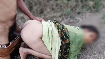Desi Village Wife Gets Pounded Outdoors By Her Husband's Younger Brother