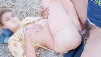 Desi Village Stepsister Gets Her Tight Pussy Stretched In The Forest Clearing