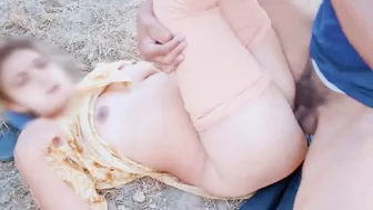 Desi Village Stepsister Gets Her Tight Pussy Stretched In The Forest Clearing