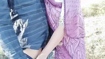 Desi Wife Moaning Loud As Her Husband's Brother Fucks Her Outside