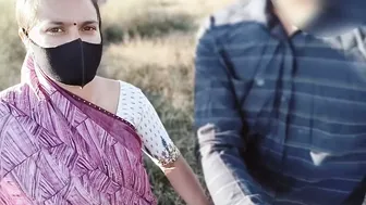 Desi Wife Moaning Loud As Her Husband's Brother Fucks Her Outside