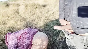 Desi Wife Moaning Loud As Her Husband's Brother Fucks Her Outside