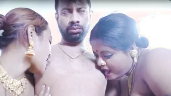 Indian Threesome With Two Guys Fucking One Girl In Outdoor Forest Setting