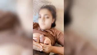 Desi Girl Begs Him To Go Slow As His Thick Cock Stretches Her Tight Pussy