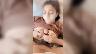 Desi Girl Begs Him To Go Slow As His Thick Cock Stretches Her Tight Pussy