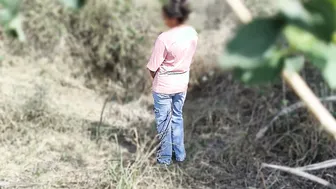 Desi Village Girl Stuck In The Jungle Gets Pounded By A Passing Stranger
