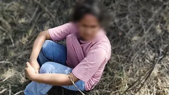 Desi Village Girl Stuck In The Jungle Gets Pounded By A Passing Stranger