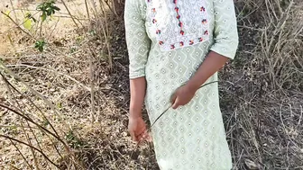 Desi Village Girl Collecting Firewood Gets Fucked Hard In The Jungle Clearing