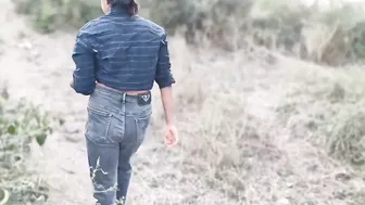 Indian Brother In Law Fucks His Sister In Law Outdoors Calling His Cock Huge