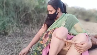 Indian Bhabhi With Huge Ass Gets Pounded By Devar Outdoors In The Jungle