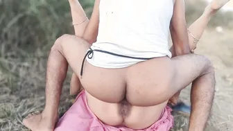 Indian Bhabhi With Huge Ass Gets Pounded By Devar Outdoors In The Jungle
