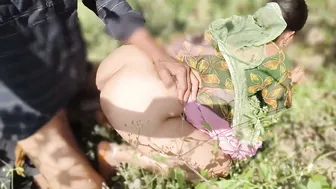 Indian Bhabhi Helps Devar Get Hard Then Rides His Thick Cock In The Jungle