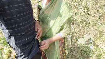 Indian Bhabhi Helps Devar Get Hard Then Rides His Thick Cock In The Jungle