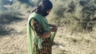 Desi Stepmom Soniya Lets Stepson Fondle Her Huge Tits In The Jungle