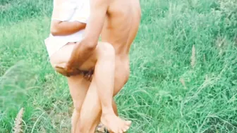 Indian Nurse Does Anything For Her Degree With Doctor Outdoors Talking