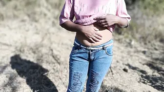 Poor Desi Girl Caught Stealing Wood Gets Fucked Rough As Punishment