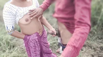 Desi Stepsister Gets Pounded Hard In The Jungle During Outdoor Vlog Shoot