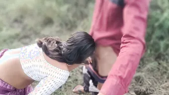 Desi Stepsister Gets Pounded Hard In The Jungle During Outdoor Vlog Shoot