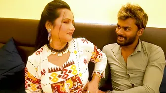 Desi Friend's Mom Catches Him Alone And Seduces Him On The Living Room Sofa