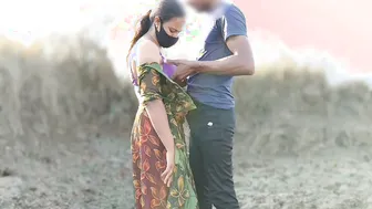 Caught Stepsister Fucking Outdoors And She Jerks Off Her Stepbrother