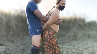 Caught Stepsister Fucking Outdoors And She Jerks Off Her Stepbrother