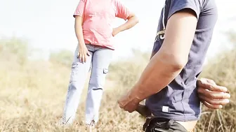 Bhabhi Impressed By Big Dick Flash In Jungle And Begs Him To Fuck Her