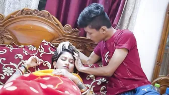 Milky Bhabi Strips Saree And Gets Fucked Hard On Marriage Bed At Night