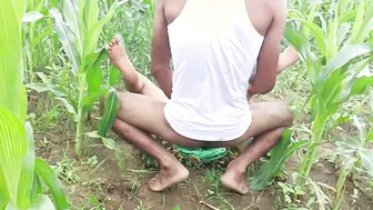Brother-In-Law Fucks Sister-In-Law In Cornfield With Thick Black Cock