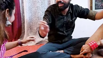 Indian Couple Explores Bisexual Threesome With Their Curious Neighbor Tonight