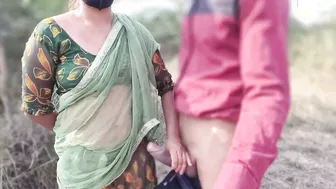 Indian Sister-In-Law Shoots Vlog With Brother-In-Law In Forest