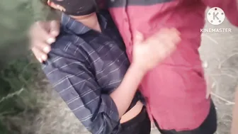 Indian Virgin Schoolgirl Has First Time Sex With Boyfriend In Jungle