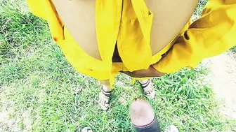 Indian Teacher Gets Fucked Outdoors In The Jungle With Hindi Audio
