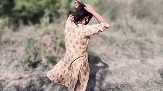 Jungle Mein Naked Girlfriend Fucked Raw By Boyfriend In Outdoor Sex