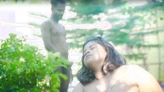 Desi Yoga Teacher Spreads Legs Wide During Private Stretching Lesson