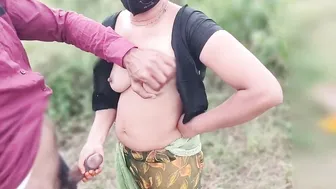 Desi Village Girl Comes To Forest For Love Meeting Big Dick Waiting