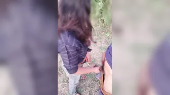 Desi College Girl Makes Love With Boyfriend Outdoors In Hidden Spot