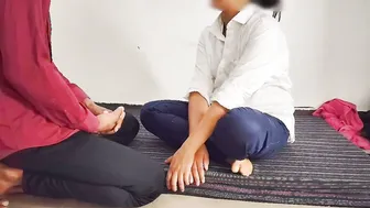 Indian Stepsister Shocked Seeing Stepbrother Thick Cock In Her Bedroom