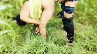 Indian Girl Soniya Fucked Hard By Stepfather Outdoors In The Fields