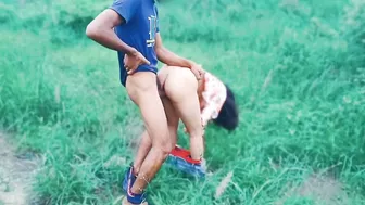 Indian Bhabhi Soniya Fucked Outdoors Talking With Devar On The Farm