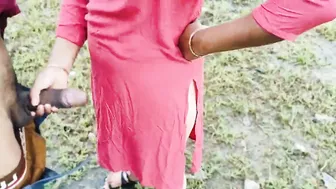 Indian Stepbrother Fucks Stepsister Outdoors In Romantic Village Setting