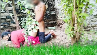 School Friends Sneak Away For Rough Outdoor Sex And Desi Blowjob Fun