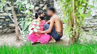 School Friends Sneak Away For Rough Outdoor Sex And Desi Blowjob Fun