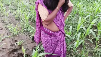 Desi Bhabhi Sneaks Away To Fuck Her Sasur In The Forest Secretly