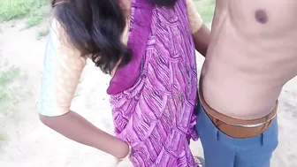 Desi Bhabhi Sneaks Away To Fuck Her Sasur In The Forest Secretly