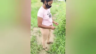 Indian Stepsister Begs To Be Taught Outdoor One Last Time Before Leaving