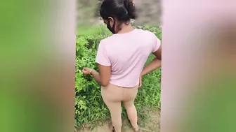 Indian Stepsister Begs To Be Taught Outdoor One Last Time Before Leaving