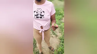 Indian Stepsister Begs To Be Taught Outdoor One Last Time Before Leaving