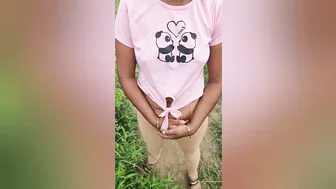 Indian Stepsister Begs To Be Taught Outdoor One Last Time Before Leaving