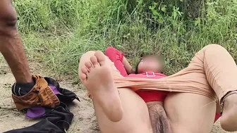 Neighbor Bent Over And Fucked Hard In The Fields Taking Big Dick