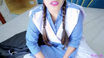 Teacher Destroys His Virgin Student's Pussy While She Screams In Pain